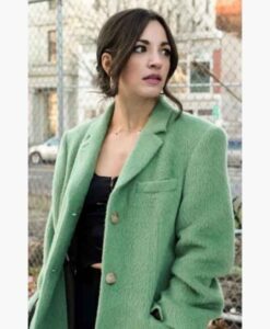 Younger Season 07 Liza Miller Wool Blend Green Coat