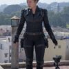 Black Widow 2021 Yelena Belova Black Leather Jacket
