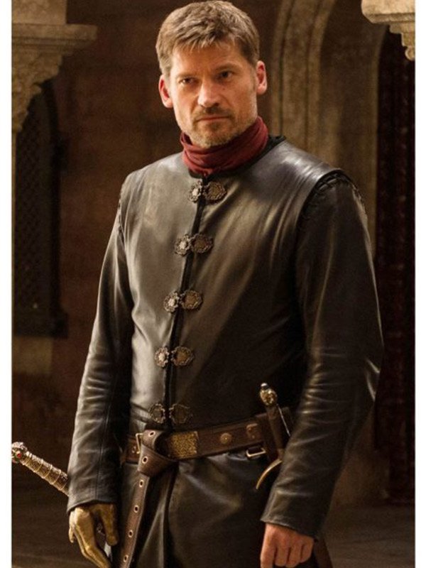 Game of Thrones Jaime Lannister Leather Black Coat