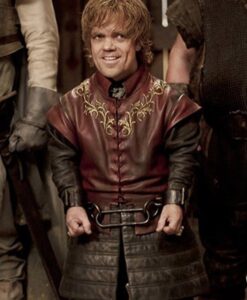 Game of Thrones Tyrion Lannister Maroon Leather Vest