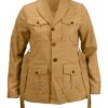 Lily Houghton Jungle Cruise Cream Cotton Coat Front