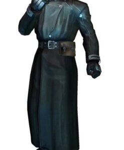 Resident Evil 2 Tyrant Leather Black Trench Coat