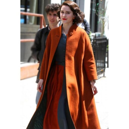 The Marvelous Mrs. Maisel Miriam Orange Wool Coat