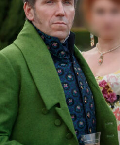 Bridgerton Lord Featherington Green Wool Tailcoat