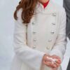 Laura Osnes One Royal Holiday Anna Wool Trench Coat