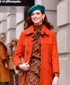 Modern Love Lexi Orange Wool Long Coat