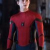 Spider Man Homecoming Red Leather Zip Up Jacket