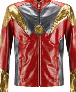 Spider-Man Homecoming Tony Stark Real Leather Jacket-min