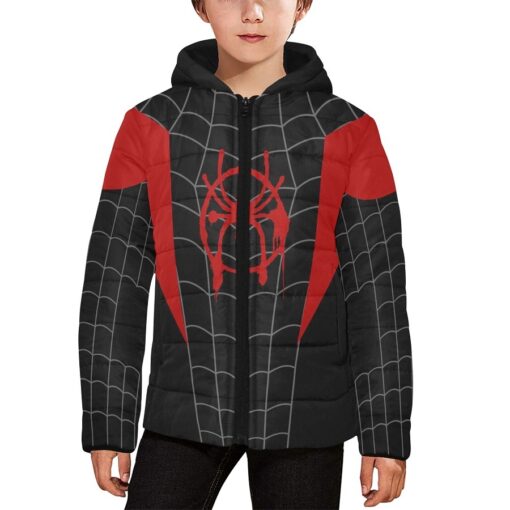 Spider-Man Miles Morales Parachute Hooded Spider Jacket