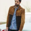 The Gifted Eclipse Suede Leather Brown Jacket