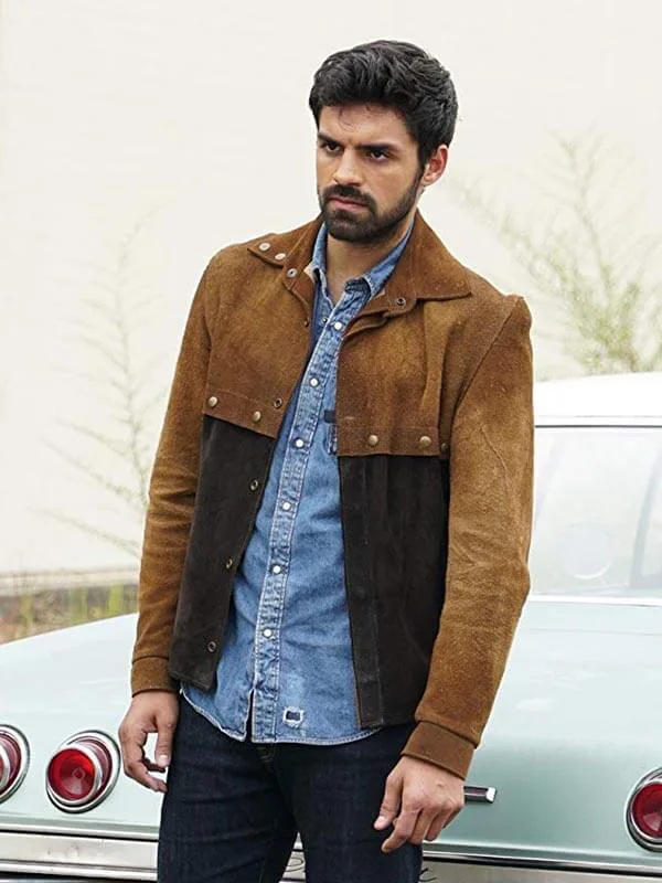 The Gifted Eclipse Suede Leather Brown Jacket