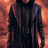 Dune Paul Atreides Wool Long Black Robe Trench Coat