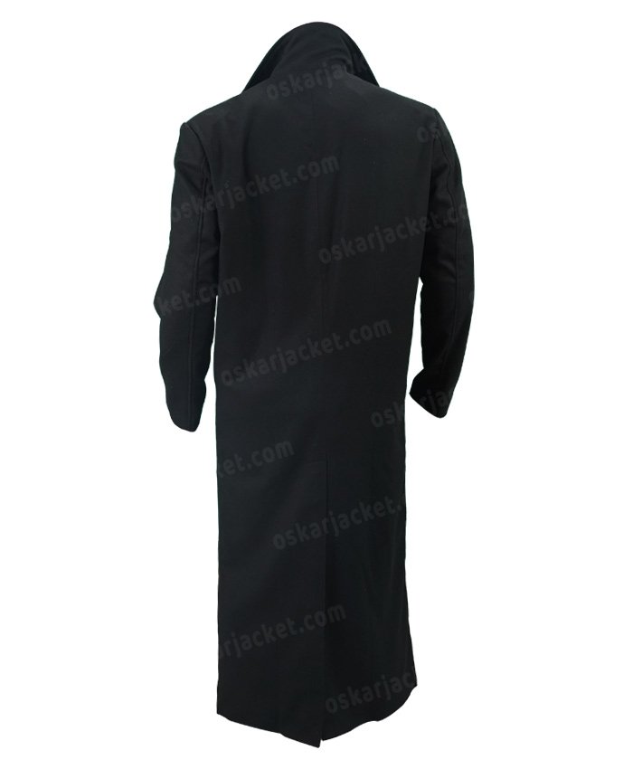 Neo The Matrix 4 Keanu Reeves Trench Wool Coat - Oskar Jacket