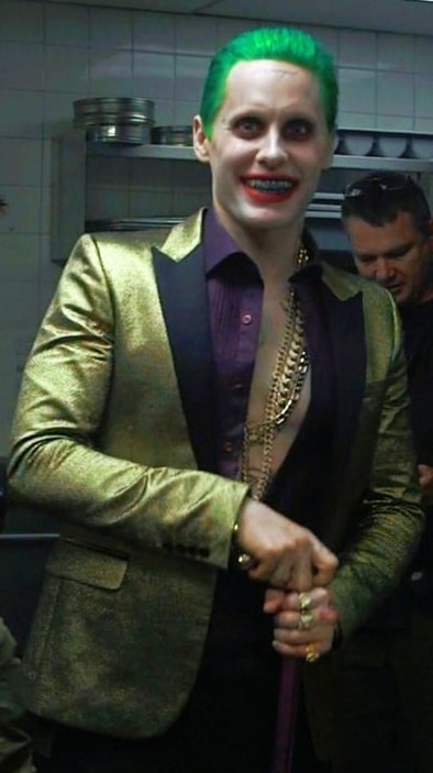 Suicide Squad Joker Golden Suiting Tuxedo Blazer