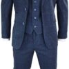 Thomas Shelby Peaky Blinders Suiting Fabric Blue Suit