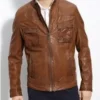 Bruce Willis Looper Real Leather Jacket front
