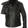 Mad Max Max Rockatansky Fury Road Black Leather Jacket front