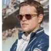 Matt Damon Ford v Ferrari Blue Shelby American Jacket front