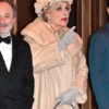 Mrs. Maisel Shirley The Marvelous Fur Trench Coat front