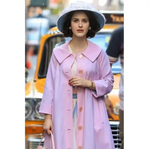 Mrs. Miriam Maisel The Marvelous Light Pink Coat front