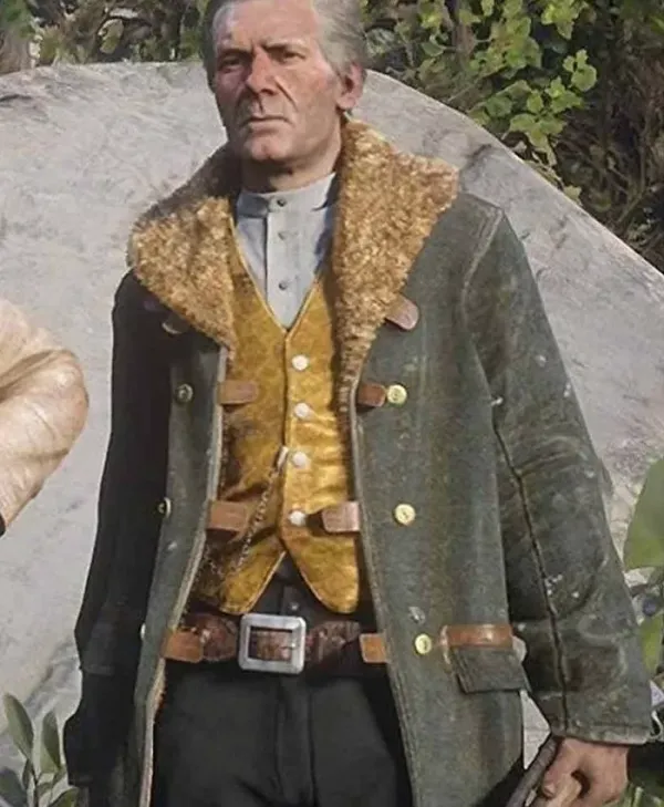 Curzon Dobell Red Dead Redemption Hosea Matthews Coat front