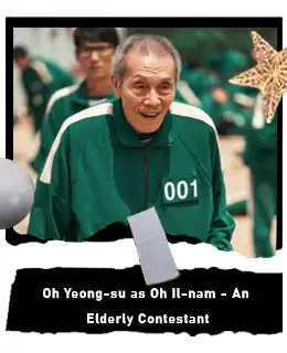 Oh Yeong-su as Oh Il-nam - An Elderly Contestant