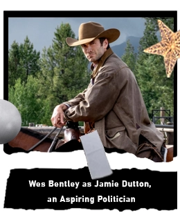 Wes Bentley as Jamie Dutton, an Aspiring Politician