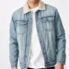High School Musical Ricky Sherpa Blue Denim Jacket front