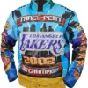 Los Angeles Lakers 2002 Three-Peat Bomber Jacket