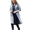 Rebecca Ferguson Mission Impossible Trench Gray Coat front