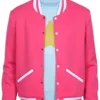 Steven Universe Pink Baseball Varsity Wool Jacket font