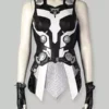 Thor Love And Thunder Valkyrie Faux Leather Costume front