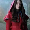 Legacies Hope Mikaelson Red Wool Coat front