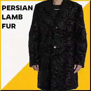 Men’s Persian Lamb Fur Astrakhan Black Coat 1 OJ