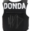 Rap Singer Kanye West Donda Cotton Black Vest front