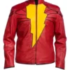 Zachary Levi Shazam Billy Batson Costume Leather Jacket