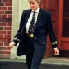 Princess Diana Balck And Grey Suit