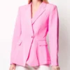 Riverdale S05 Madelaine Petsch Pink Suiting Fabric Blazer