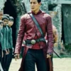 Sunny Into the Badlands Red Long Leather Coat