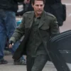 Edge Of Tomorrow Tom Cruise Wool Green Jacket