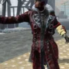 Fallout 4 Nuka Raider Red Long Leather Trench Coat