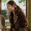 Afterlife of the Party Cassie Leopard Fur Coat