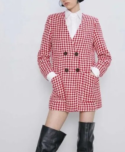 Sylvie Grateau Emily In Paris Checked Trench Long Coat