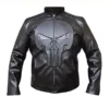 Jon Bernthal The Punisher Skull Leather Jacket