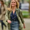 Reese Witherspoon Your Place or Mine Olive Green Jacket
