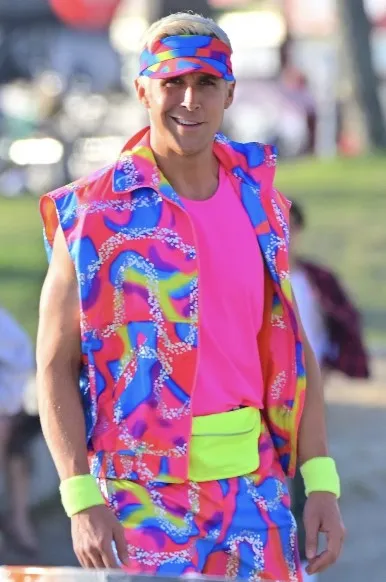 Ryan Gosling Barbie Multi-Color Suit