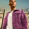 Bel-Air Jabari Banks S02 Purple Denim Jacket