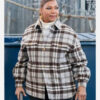 Queen Latifah The Equalizer S03 Checked Jacket