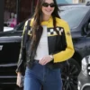 Kendall Jenner Aspen Trip 2023 Leather Jacket