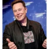 Tesla Event Elon Musk Leather Jacket